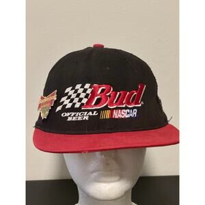 FREE Budweiser Pin!! Vintage Nascar Budweiser Hat Ricky Craven 50th Anniversary